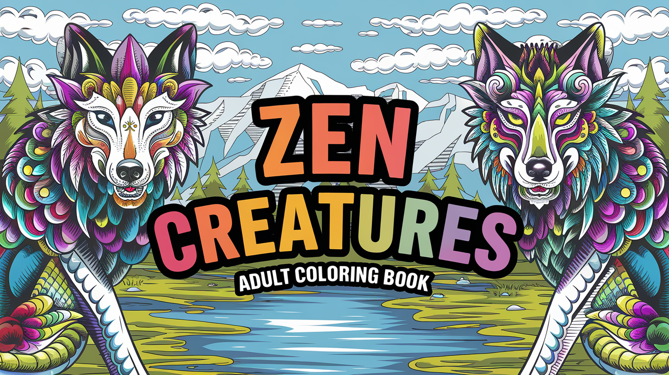 Feature image for Zen Creatures Coloring Collection