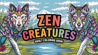 Zen Creatures Coloring Collection Feature Image