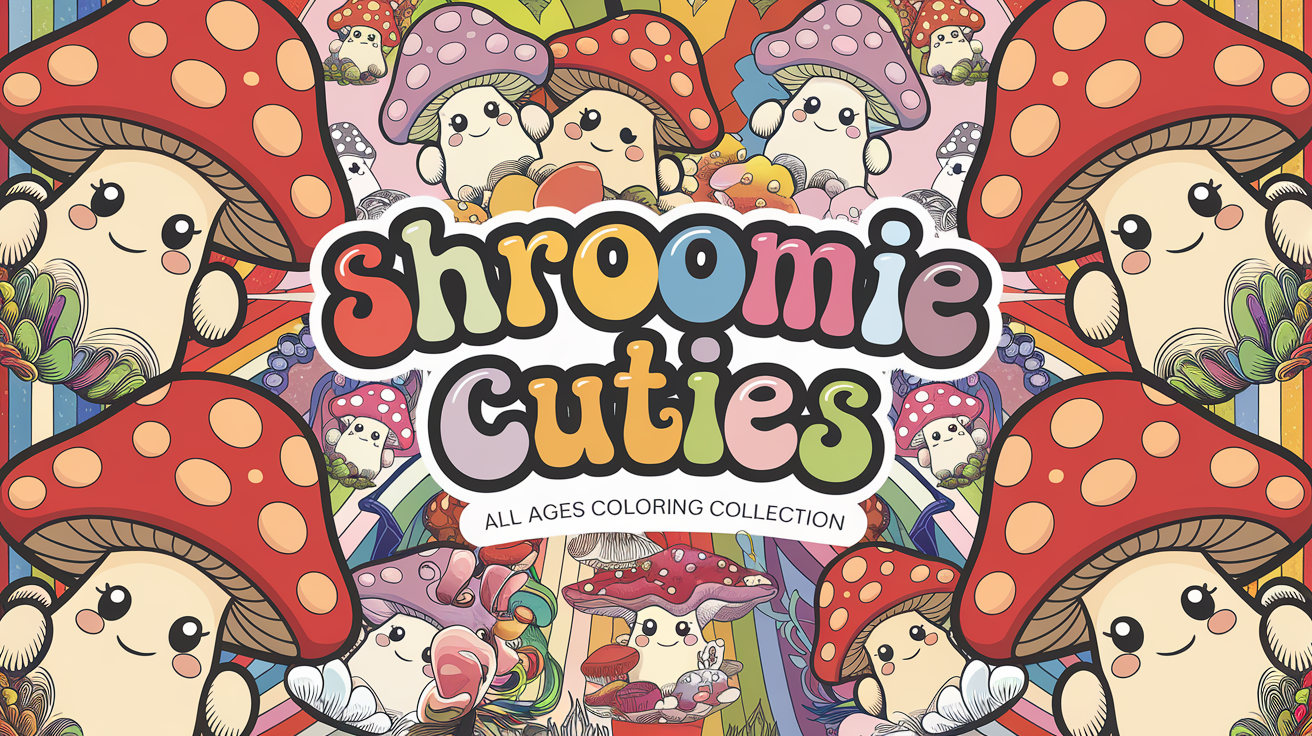 Feature image for Shroomie Cuties Coloring Collection