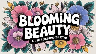 Blooming Beauty Coloring Collection Feature Image