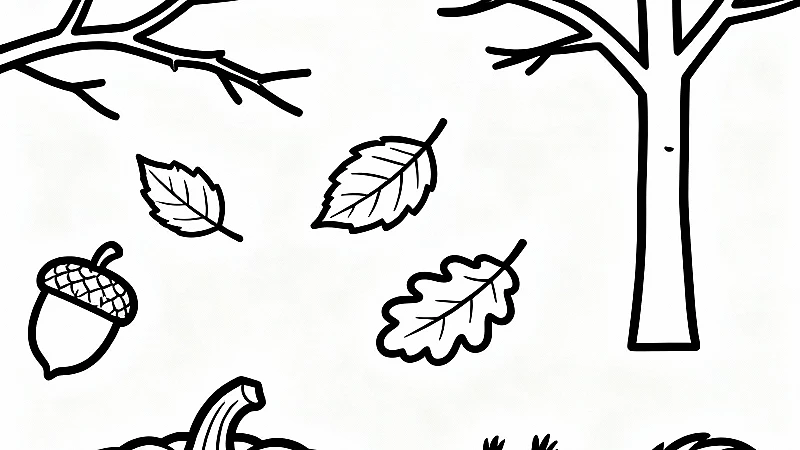 Amazing Autumn Nature Scenes Coloring Pages (Free PDF Printables)