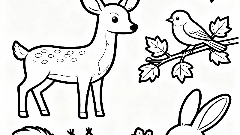 15 Autumn Wildlife Wonders Coloring Pages (Free PDFs)