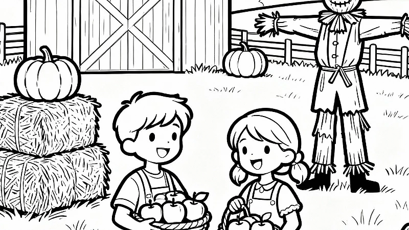 15 Autumn Harvest Celebration Coloring Pages (Free PDFs)