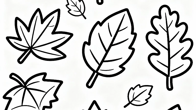 15 Fall Foliage Patterns Coloring Pages (Free PDFs)