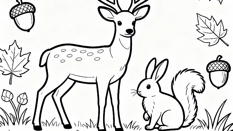 15 Autumn Wildlife Adventures Coloring Pages (Free PDFs)