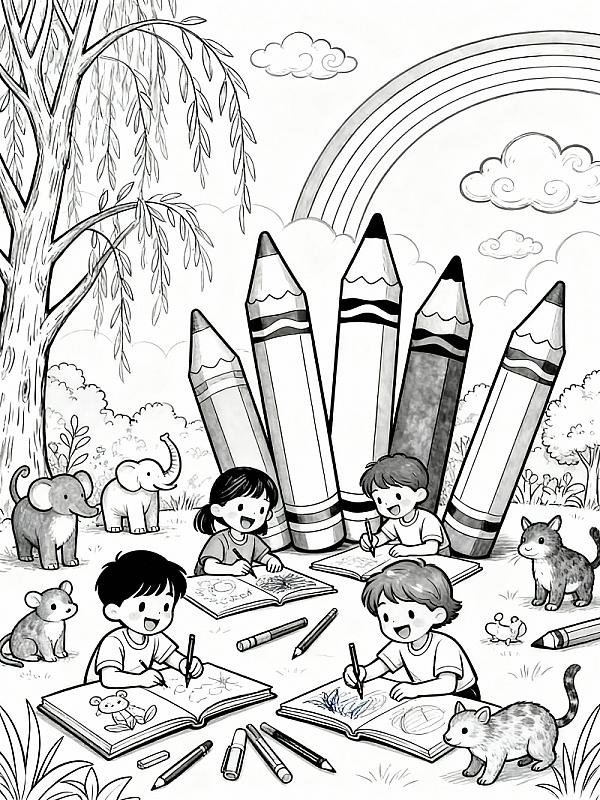 Coloring page for 9 Essential Jumbo Colouring Book Picks for Kids in 2026