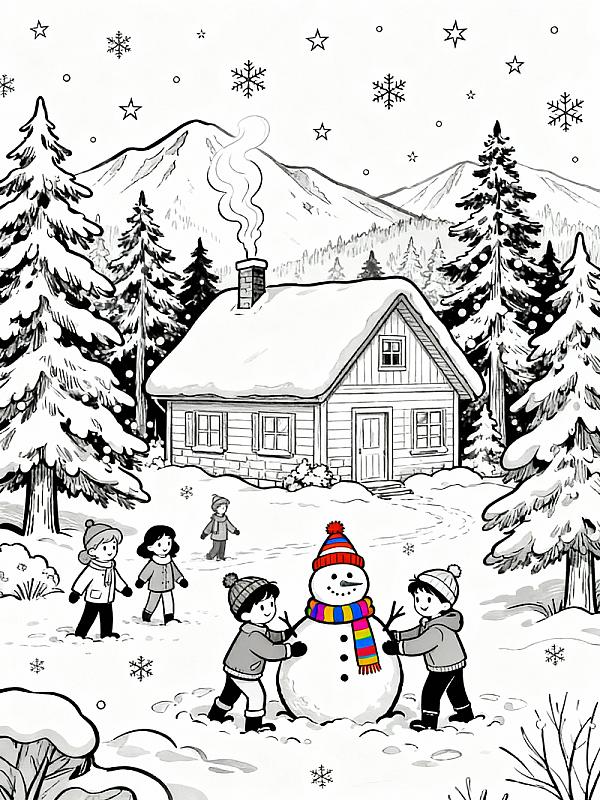 Coloring page for 12 Best Winter Coloring Pages Printable for 2026 Fun