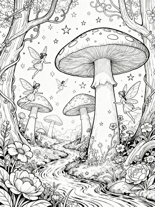Coloring page for 9 Magical Fairies Coloring Page Ideas to Spark Creativity in 2026