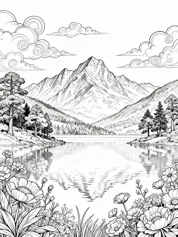 Coloring page for 8 Inspiring Colouring Book Pages For Adults To Try In 2026