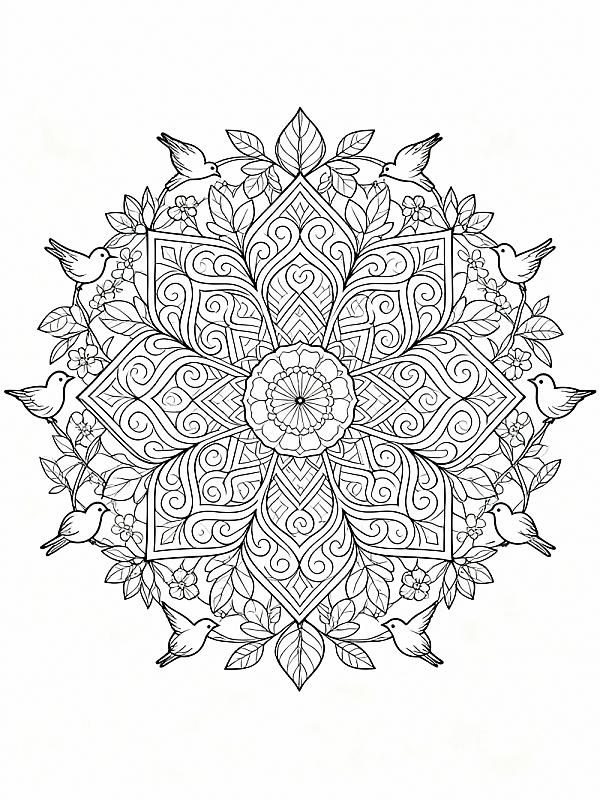 Coloring page for 9 Amazing Pictures That You Can Color for Relaxation in 2026