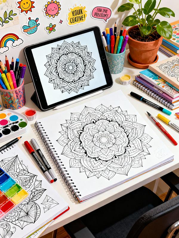Coloring page for 9 Amazing Coloring Book Online Picks for Creative Fun in 2026