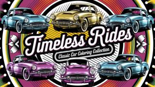 Timeless Rides Cars Coloring Collection Feature Image
